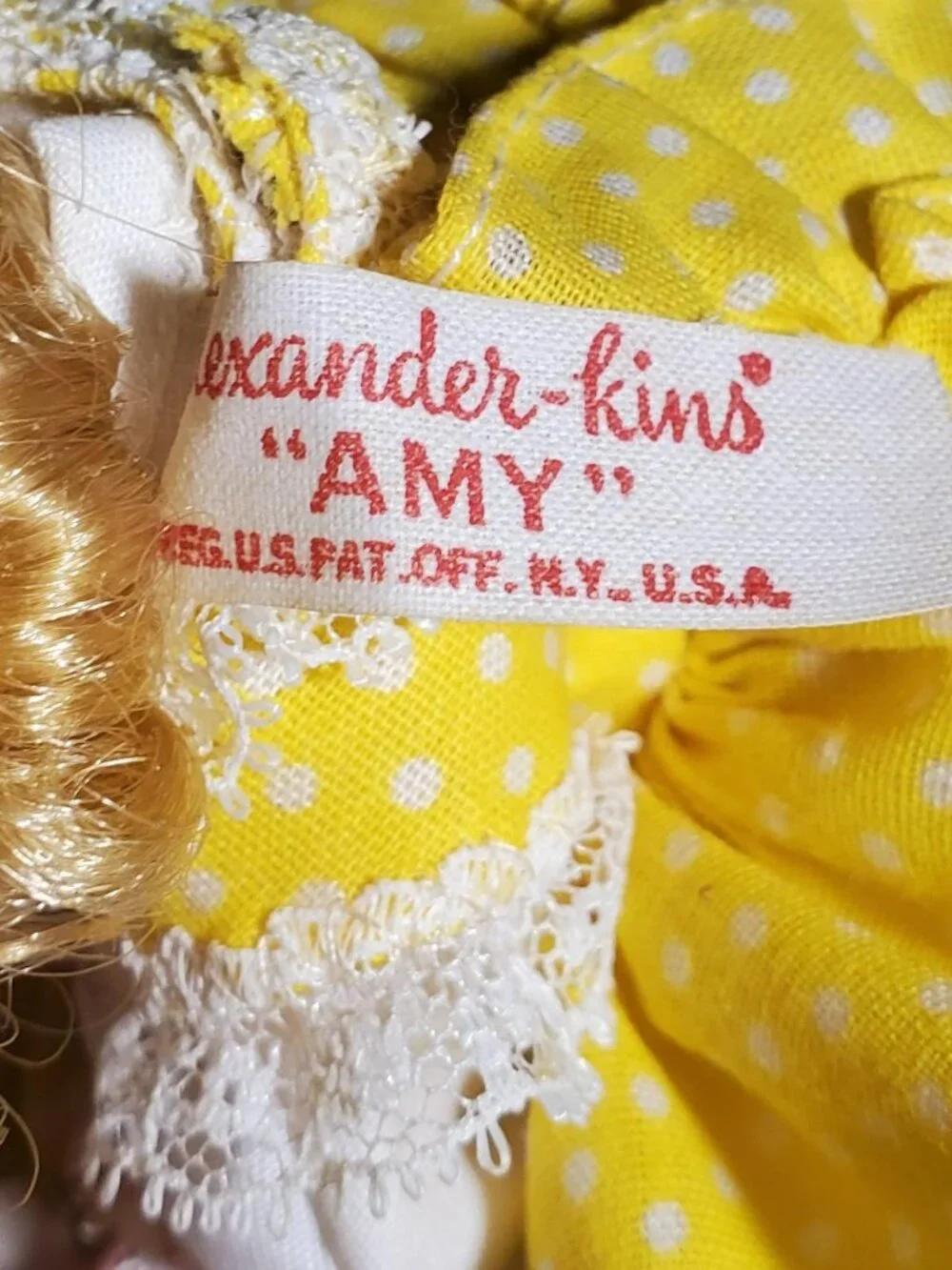 Madame Alexander-kins 1970s Amy Doll (Little Women)